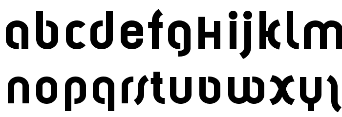Solothurn-Bold Font LOWERCASE
