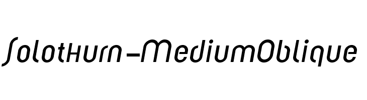 Solothurn-MediumOblique  Free Fonts Download
