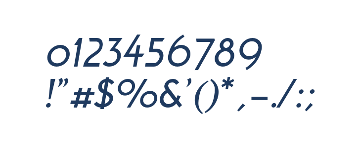 Solothurn-MediumOblique Other Characters