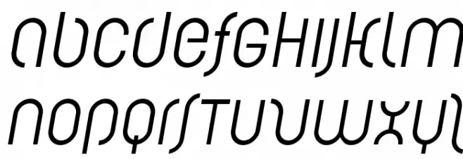 Solothurn-Oblique フォント 大文字