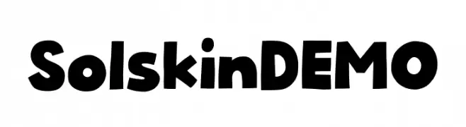Solskin DEMO  免费字体下载