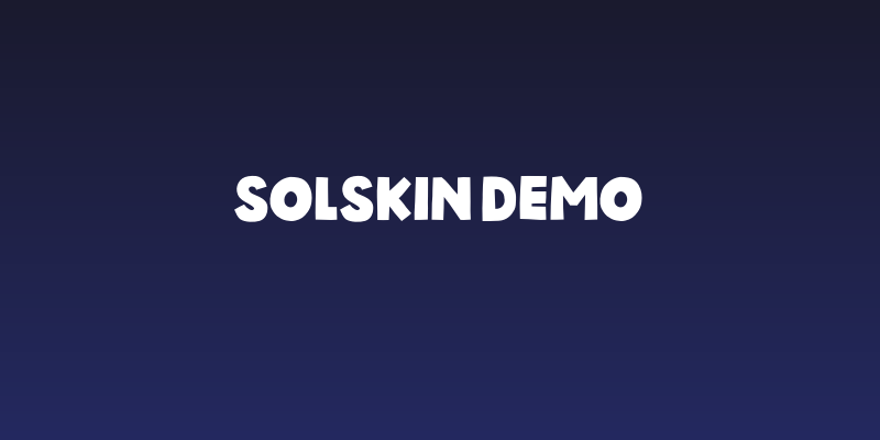 Solskin DEMO Social Header