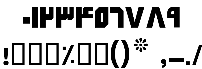 Soltaan Rectangle Font OTHER CHARS
