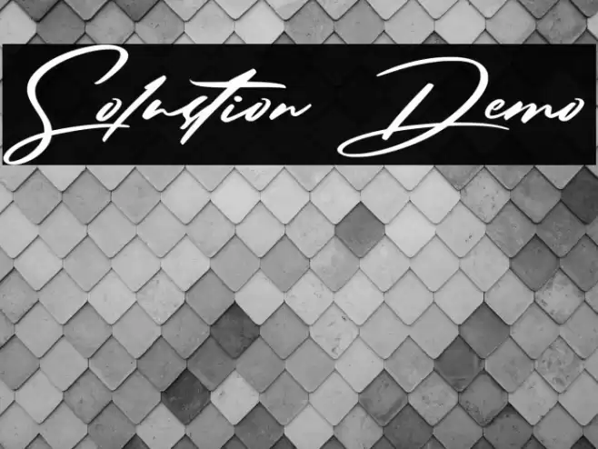 Solustion Demo Fuentes examples