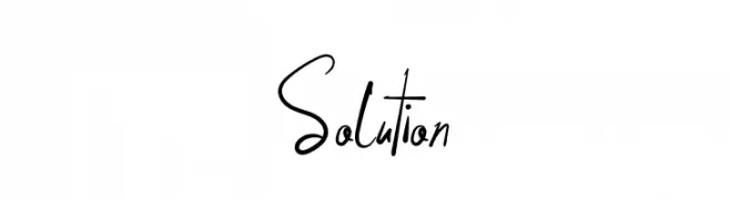 Solution  Frei Schriftart Herunterladen