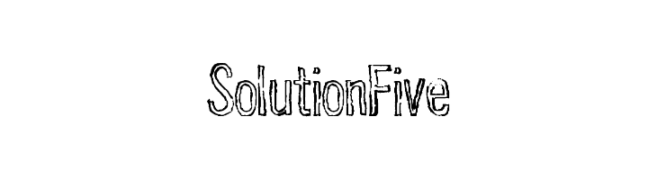 SolutionFive  नि: शुल्क फ़ॉन्ट्स डाउनलोड
