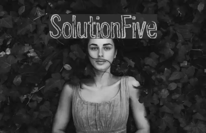 SolutionFive Font examples