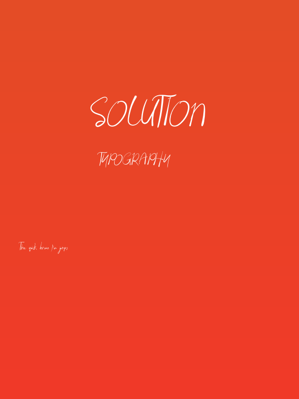 Solution Poster