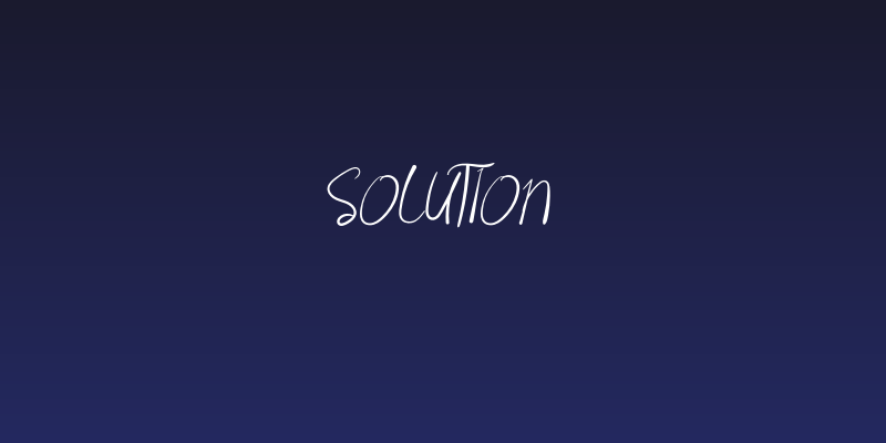 Solution Social Header