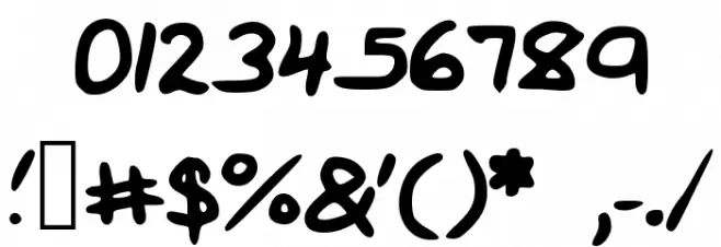 Solve Font OTHER CHARS