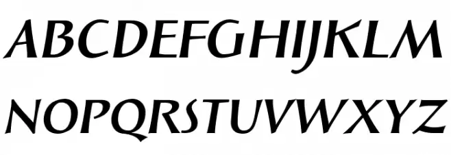 Solveig Bold Italic Fonte MAIÚSCULAS