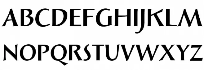 Solveig Bold Font Litere mari