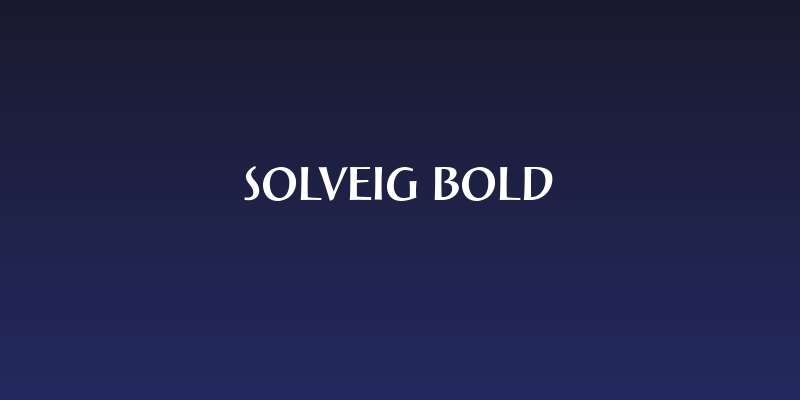 Solveig Bold Social Header