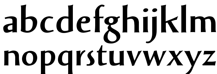 Solveig Bold Fonte MINÚSCULAS