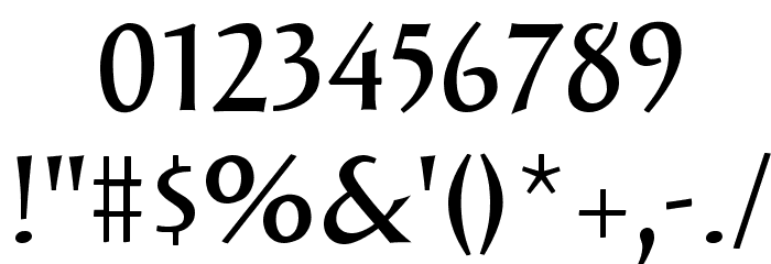 Solveig Demi Bold Font OTHER CHARS