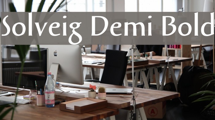 Solveig Demi Bold Font examples