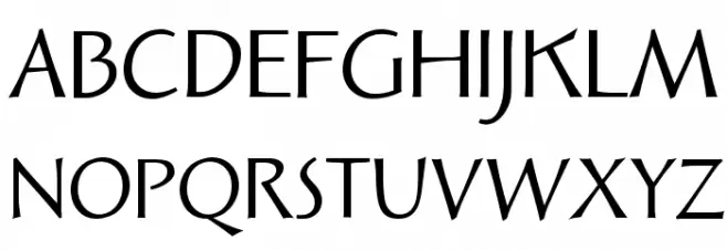 Solveig Text Шрифта ВЕРХНИЙ