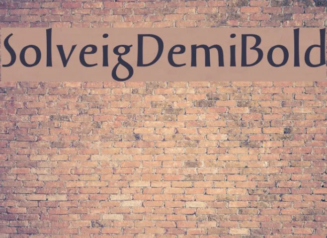 SolveigDemiBold Example 1