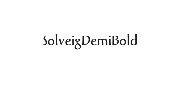 SolveigDemiBold Logo