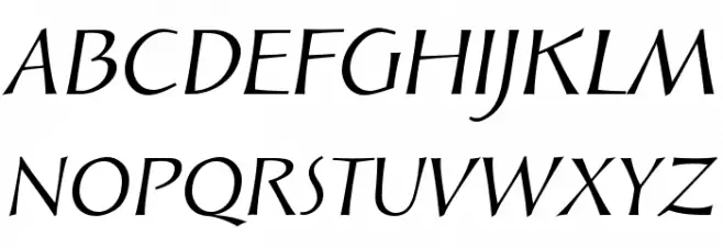 SolveigDisplay-Italic Schriftart Groß