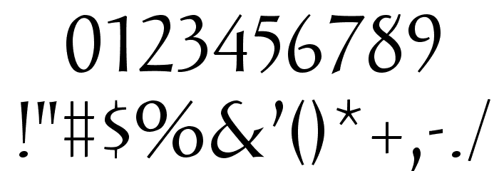 SolveigDisplay Font OTHER CHARS