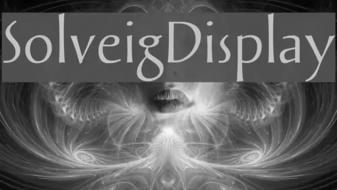 SolveigDisplay Fonte examples