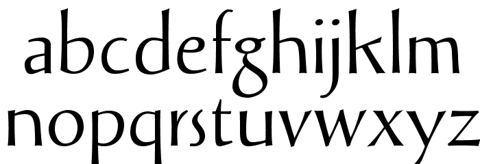 SolveigDisplay Font LOWERCASE