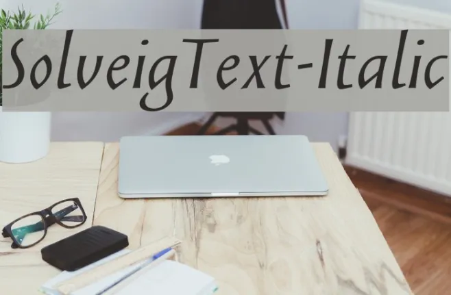 SolveigText-Italic Example 3