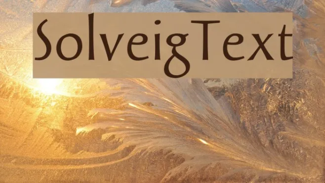 SolveigText Example 3