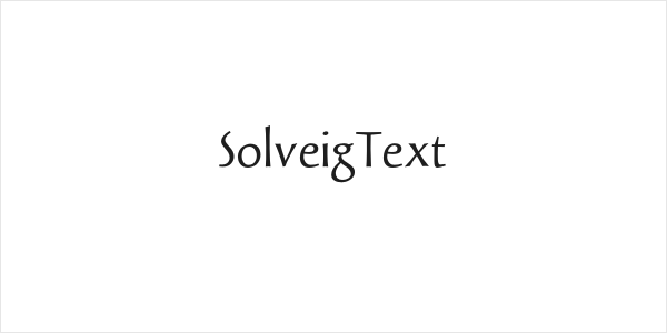 SolveigText Logo