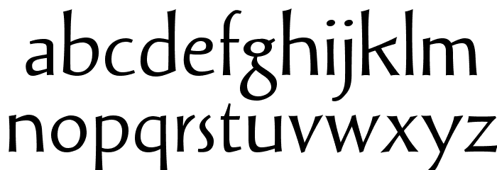 SolveigText Font LOWERCASE