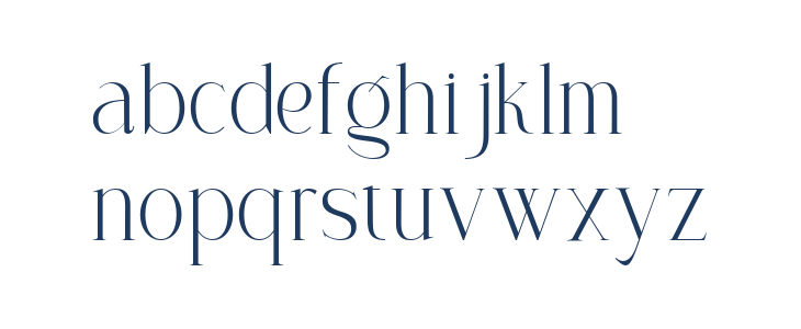 Solvera Lorvane Regular Lowercase