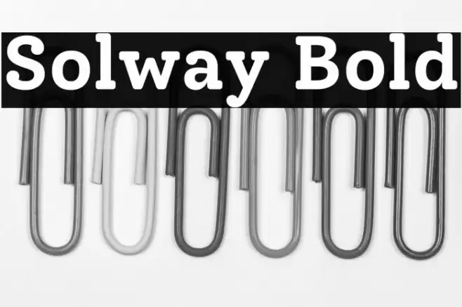 Solway Bold Font examples