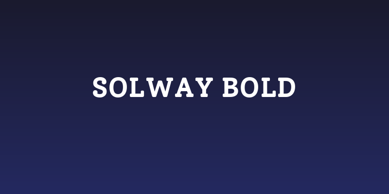 Solway Bold Social Header