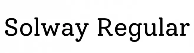 Solway Regular  Fuentes Gratis Descargar