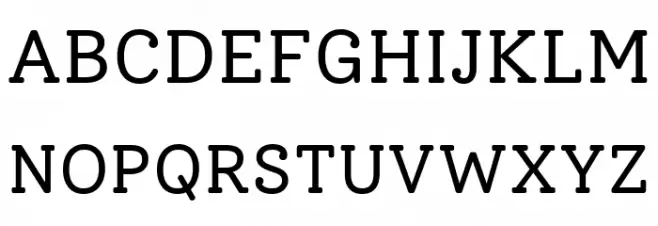 Solway Regular Schriftart Groß