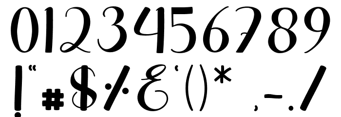 Solwhite Font OTHER CHARS