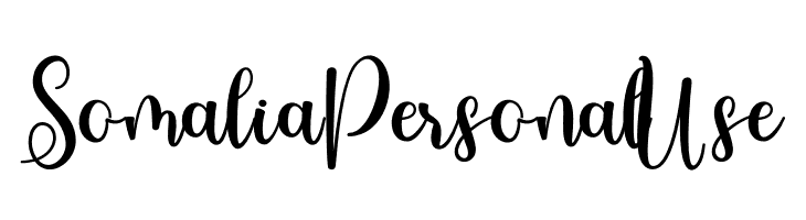 Somalia Personal Use  Frei Schriftart Herunterladen