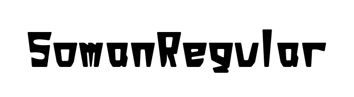 Soman Regular  Скачать бесплатные шрифты