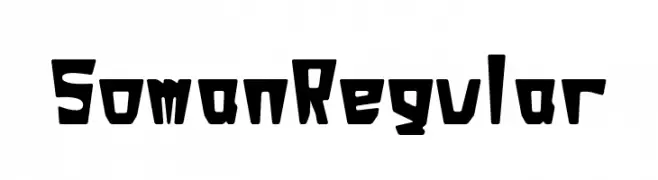 Soman Regular  Frei Schriftart Herunterladen