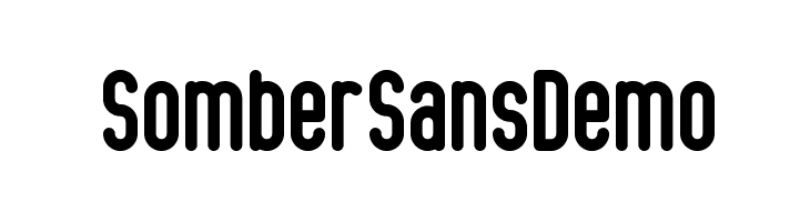 SomberSansDemo Font