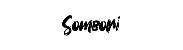 Sombori  font caratteri gratis