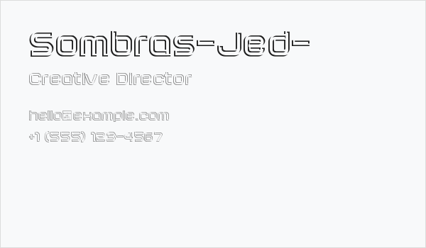 Sombras-Jed- Business Card