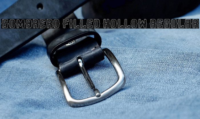 Sombrero Filled Hollow Regular Example 1