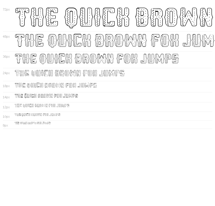 Sombrero Filled Hollow Regular Waterfall