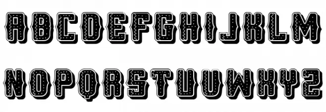 Sombrero Filled Regular Шрифта ВЕРХНИЙ