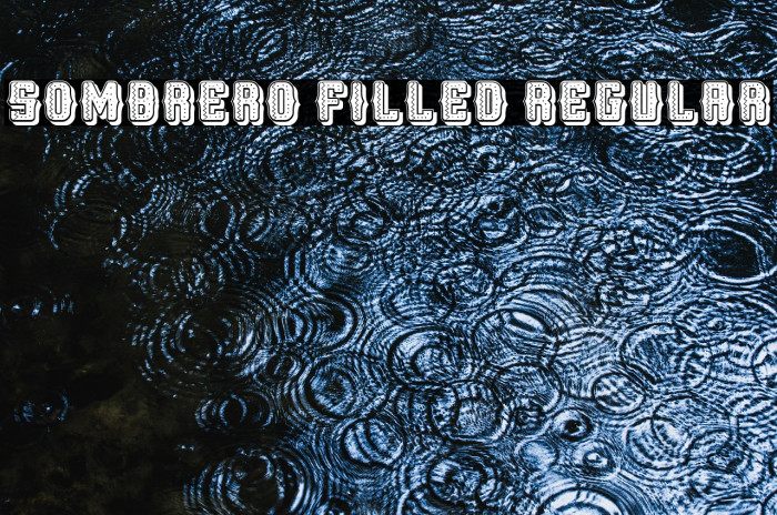Sombrero Filled Regular Example 1