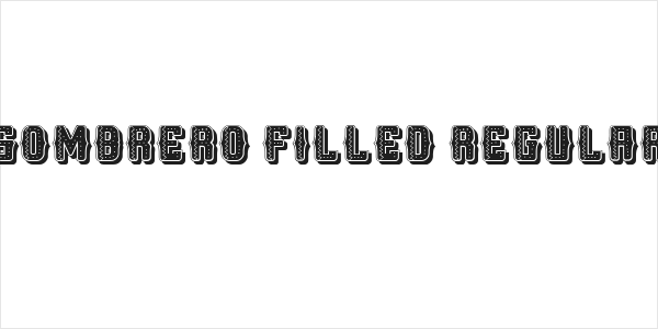 Sombrero Filled Regular Logo