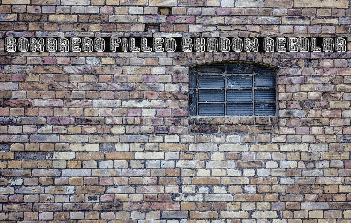 Sombrero Filled Shadow Regular Example 1