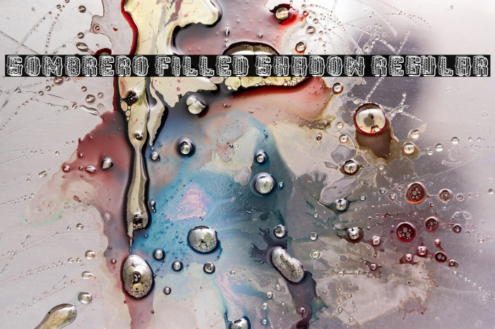 Sombrero Filled Shadow Regular Example 3